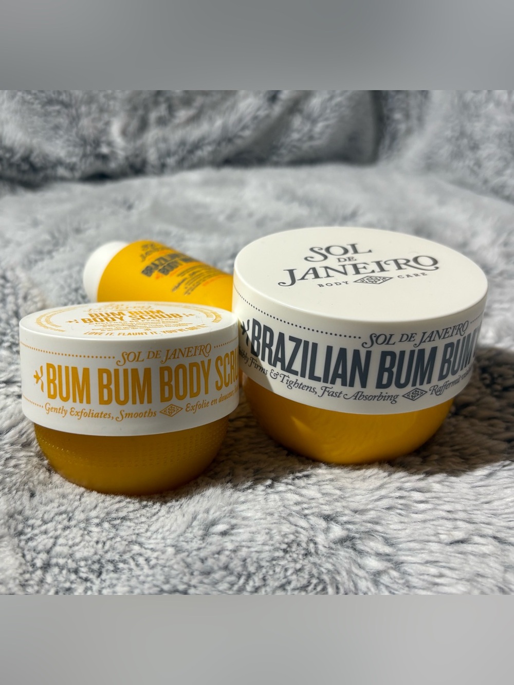Sol de Janeiro Yellow Bum Bum Body Scrub & Brazilian Play Body Wash Set - Picture 2 of 5